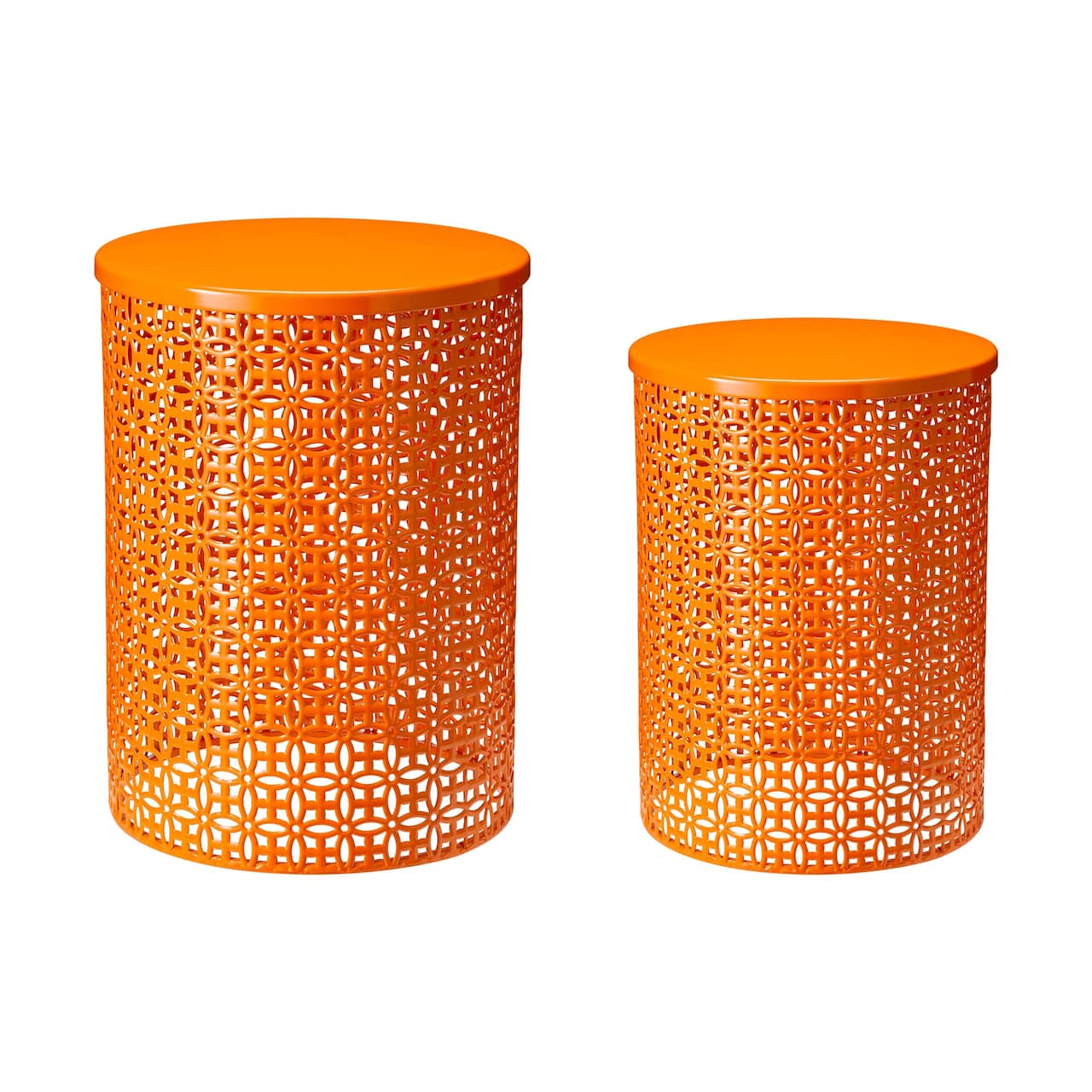Glitzhome® Multi-Functional Metal Accent Table Set